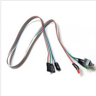 

Case Desktop ATX Power On Reset Switch Cable With 2HDD LED Light For PC Computer Drop Shipping