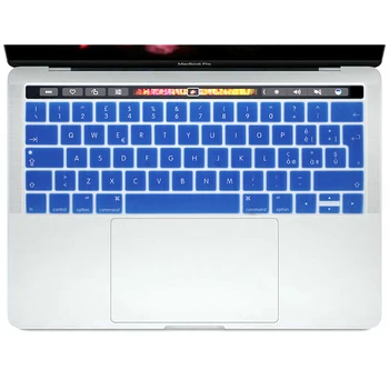 

Euro/UK Italian Silicone Keyboard Cover Skin For New MacBook Pro 13" A1706 A1989 and Pro 15" A1707 With Touch Bar A1990 A2159