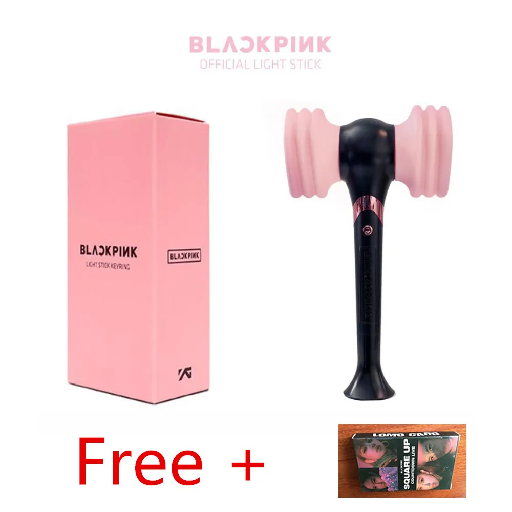 Free Lomo Card YOUPOP Blackpink молоток светильник палка концертов альбом лампы накаливания светильник палка флуоресцентная палочка помощи Dod игрушки ЛОМО карта подарок - Цвет: Free Lomo Card