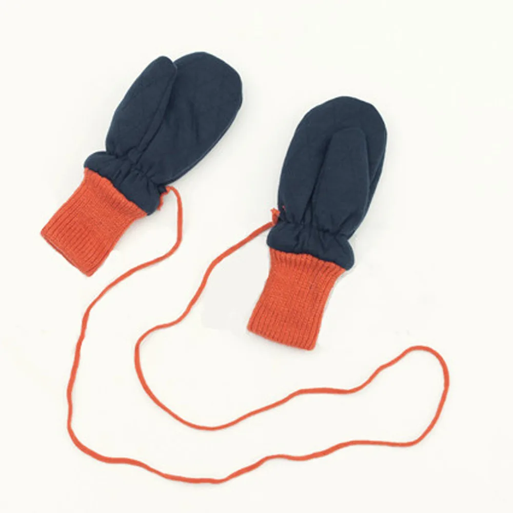TELOTUNY детские перчатки варежки Зимние Детские перчатки толстые теплые От 2 до 10 лет u71220