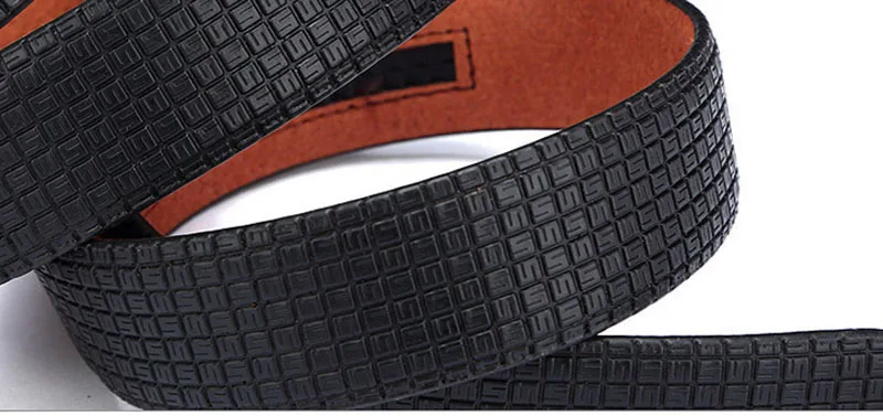 CUKUP Дизайн одежды S Узор Ремень мужские аксессуары поясов Синий Натуральная кожа талии ремни автоматический металлической пряжкой NCK430