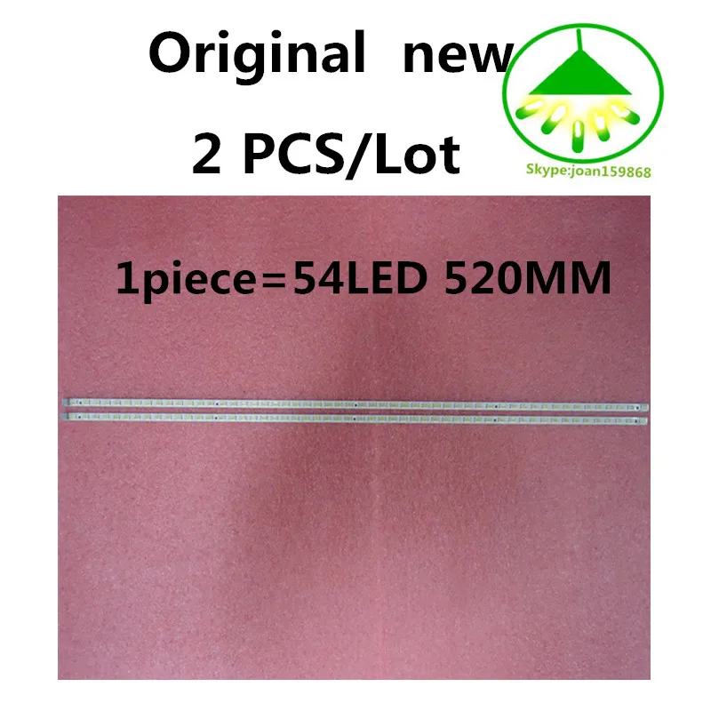 2 шт./лот сенсорный дигитайзер для samsung UA46C5000QR изделие лампа LJ64-02592A LMB-4600BM02 LTF460HM02 1 шт = 54LED 520 мм