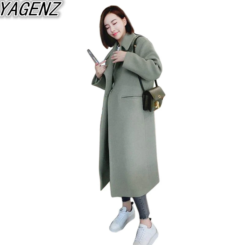 Green De Col Manteau Laine Hiver Vert 2017 down Mode Rembourré Coton Black Femmes Épaissir camel Long army Turn Femme pink Casual Bouton Unique dxY7RRwnq8