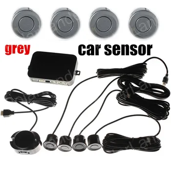 

new Parking Car Reverse Backup for Rear Buzzer Radar System kit Sound Alarm 9 colors available 12V for all cars 4 Sensors