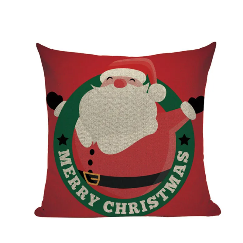 45 см* 45 см Рождественская подушка крышка атмосфера Рождества квадратная Подушка Чехол Диван-кровать для дома рождественские подарки