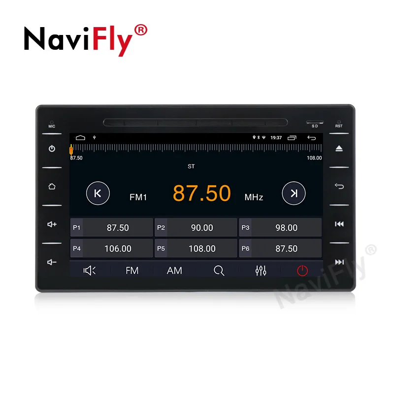 Clearance Navifly 8inch screen Car DVR OBD2 GPS Cassette for TOYOTA HILUX 2016 with USB SD CD DVD player 4g wifi radio RDS 3