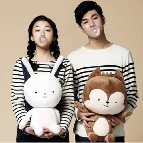 

Korean drama Descendants of the sun wolf rabbit bunny plush toy stuffed dolls