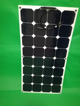 

100 Watt flexible solar panel sunpower cell portable solar panels with high efficiency mono solar cell for 12V battery charger