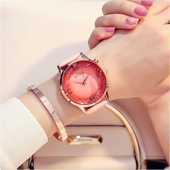 

Women's Watches 2020 GUOU Ladies Watch Fashion Relogio Feminino Bracelet For Women Watches Luxury Diamond Clock reloj mujer saat