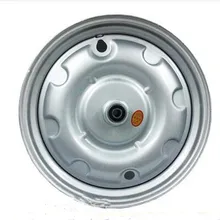 Электрический трехколесный стальной кольцевой аккумуляторное колесо ступица полная пластина Переднее Колесо стальное кольцо 300-12 утолщение аксессуары