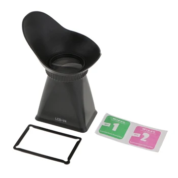 

2.8X 3.0'' LCD Screen Viewfinder Magnifier V4 for Sony NEX-3 NEX-5 NEX-5N Camera Black
