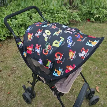

Waterproof Baby Stroller Sun Shade Canopy Cover Infant Carriage Prams Tops Cover Baby Stroller heat insulation Accessories Parts