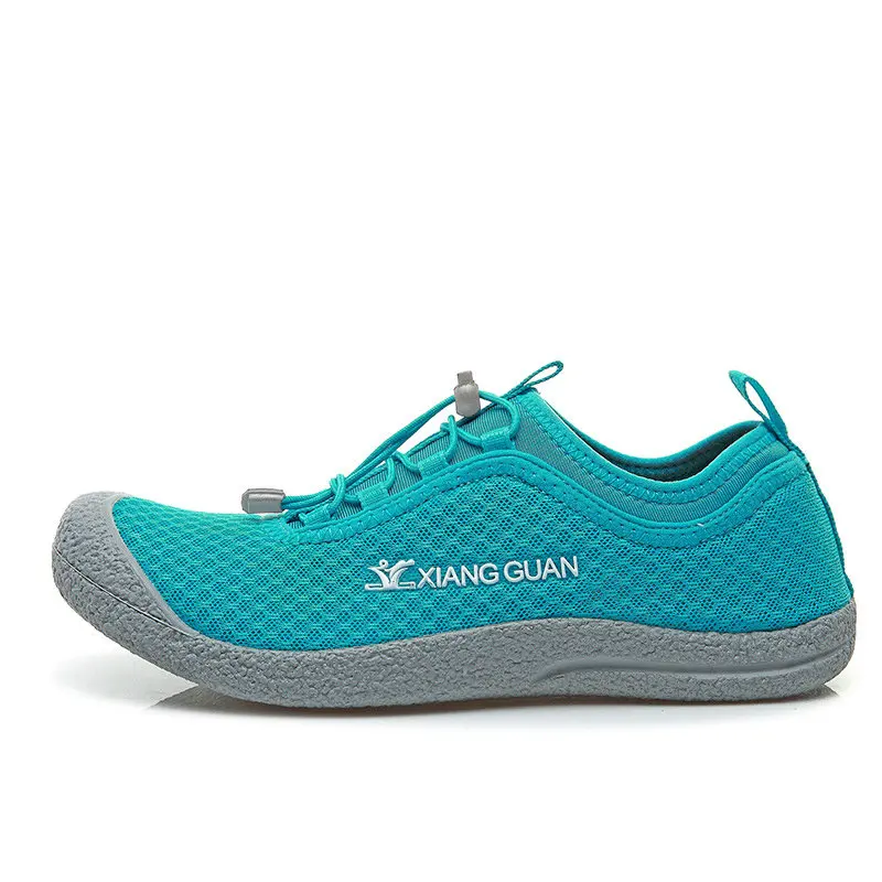 XIANG GUAN новая дышащая быстросохнущая походная обувь для мужчин, летняя уличная походная обувь, Мужская прогулочная обувь для рыбалки 33009 - Цвет: Небесно-голубой
