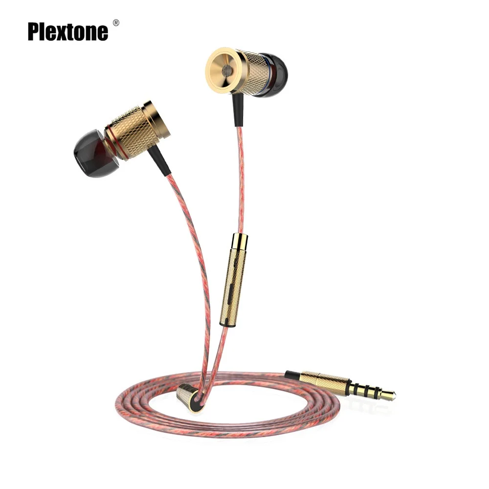 Plextone x56m наушники сабвуфер для samsung s7 s6 iphone 6s 6 xiaomi hifi hd медный провод voince