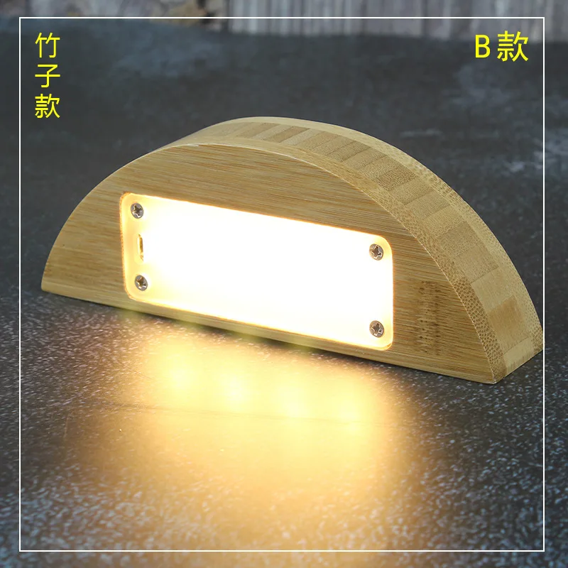 Светодиодный ночник HOTFUN с питанием от USB настольная лампа деревянный