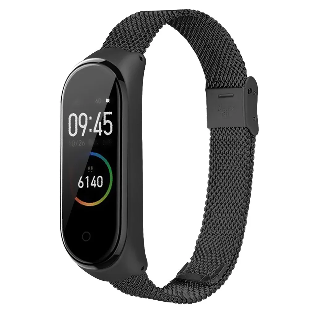 Mi lanese браслет на запястье для Xiaomi mi Band 4 Смарт-часы замена для мужчин t Band Спорт для женщин мужчин Роскошные ультратонкие часы группа 19Je