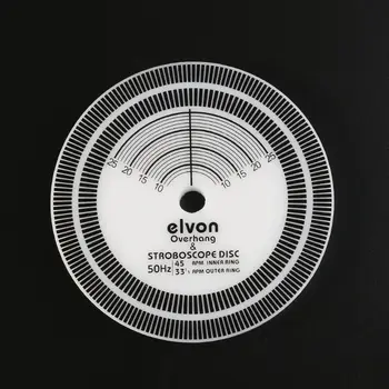 

For LP Vinyl Record Turntable Phono Tachometer Calibration Distance Gauge Protractor Disc Stabilizer