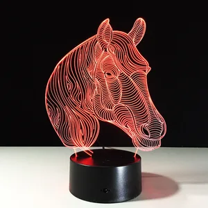 Image for USB Novelty Gifts 3d Lamp 7 Colors Changing Animal 