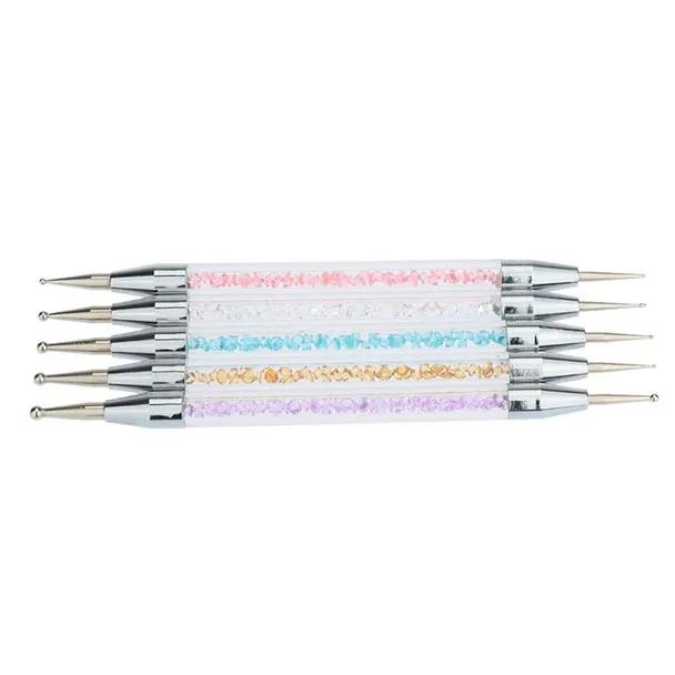 ISHOWTIENDA 5 шт. launchpad ручки для дизайна ногтей Dotting diamond dots Краска Ручка бретель со стразами для маникюрного салона инструмент для украшения
