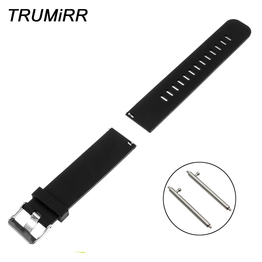 Ремешок силиконовый для Casio BEM 302 307 501 506 517 EF быстросъемный резиновый браслет