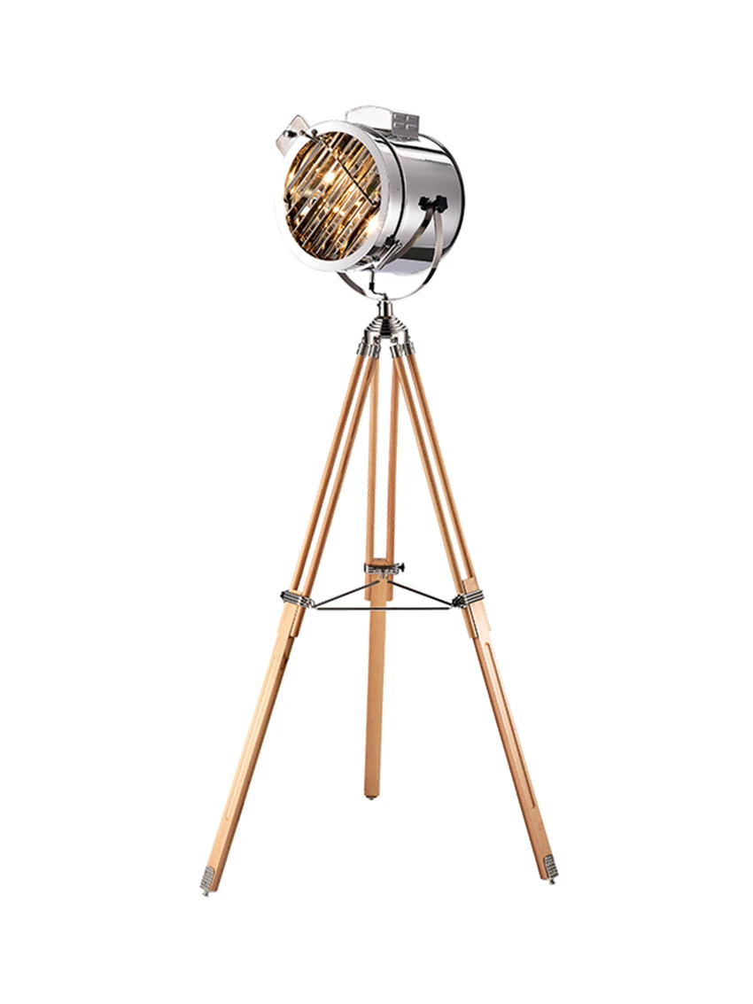 

American Retro Navy Probe Vertical Floor Lamps Standing Triangle Living Room Studio Bedroom Bedside Study Table Floor Lights