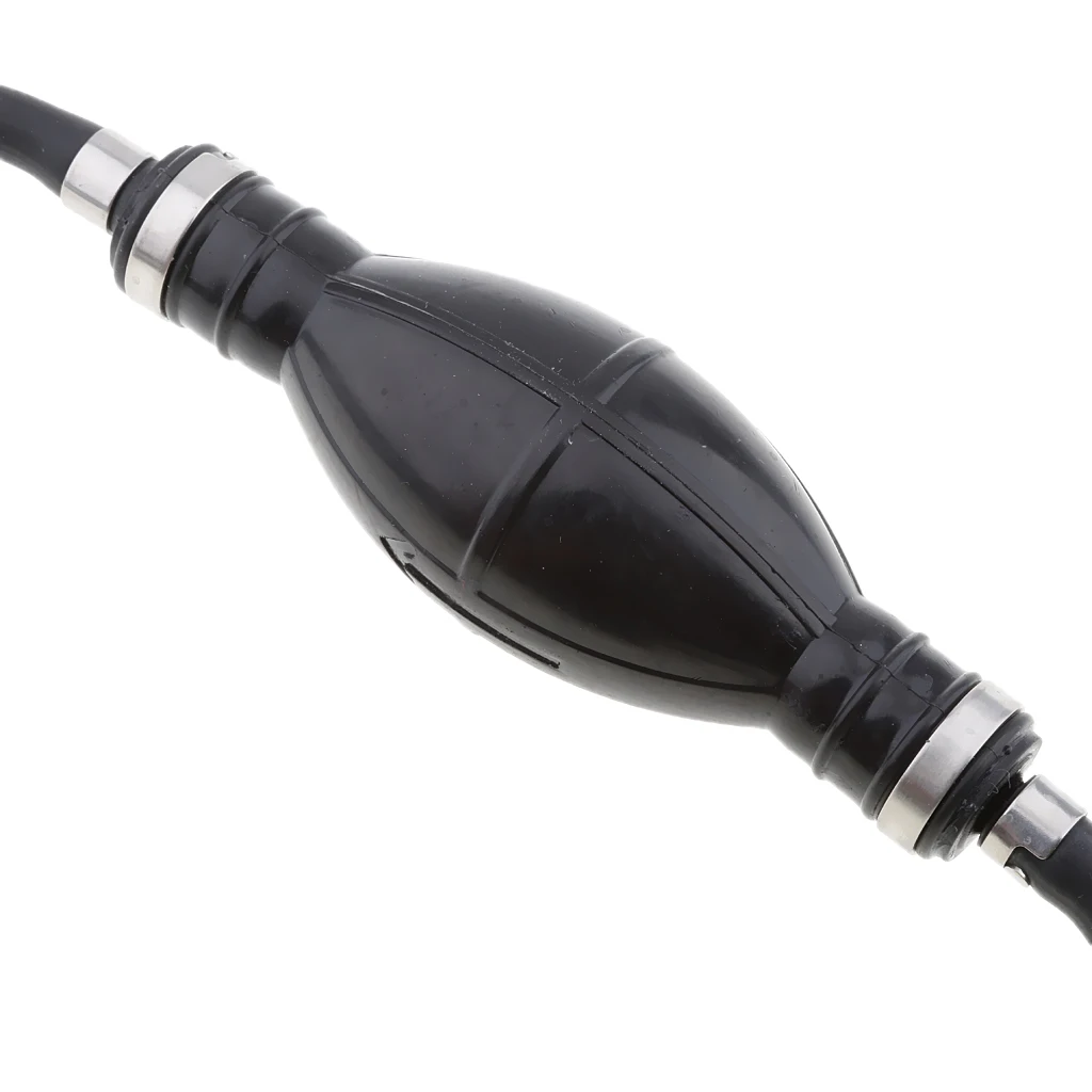 Fuel Line Assembly 1/4 inch 6mm Hose with Connector and Primer Bulb for Yamaha Outboard Motor 10FT/3 Meter Long Rubber