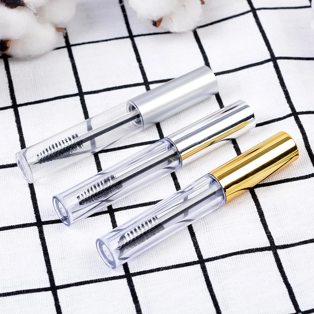 Empty Black Eyelash Tube Mascara Cream Vial Container Travel Storage Bottle Organizer Makeup Tool Accessories 3.5/10ml