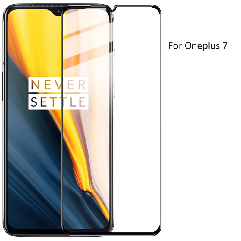 Imak 3D изогнутое закаленное стекло защитное для Oneplus 7 Pro изогнутое аркуат полный экран клей покрытие Олеофобное