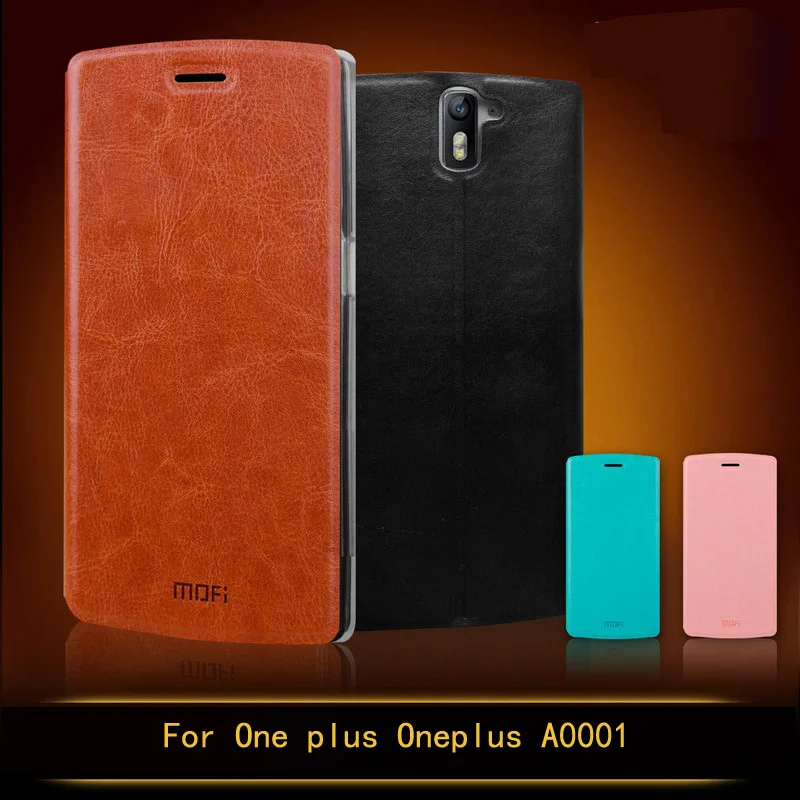 Чехол книжка MOFi для OnePlus One A0001 Стильный флип чехол Plus 5 7 Pro мягкая задняя крышка