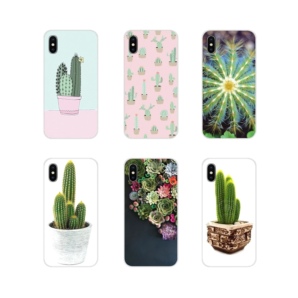 

cactus For Apple iPhone X XR XS MAX 4 4S 5 5S 5C SE 6 6S 7 8 Plus ipod touch 5 6 Accessories Phone Cases Covers