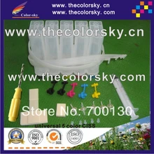 Kit universal 5 color ciss con coste de envío más barato para brother accessaries para canon para epson para hp