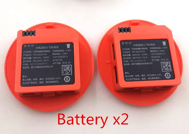 Оригинальный аккумулятор для квадрокоптера MiTu, 2 шт., 920 мАч, Wi Fi, FPV|Аккумуляторы для дронов| | АлиЭкспресс