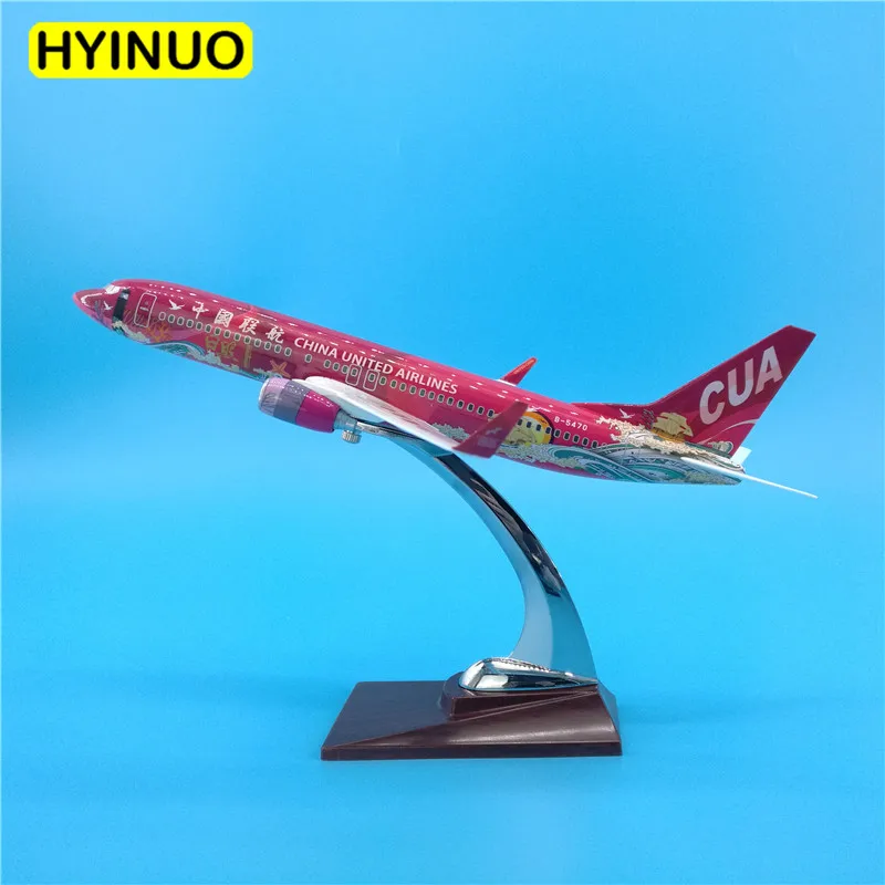 30 см 1:230 масштаб сплава Boeing B737-800 модель CUA Airways с базой самолета коллекционный дисплей Коллекция подарков