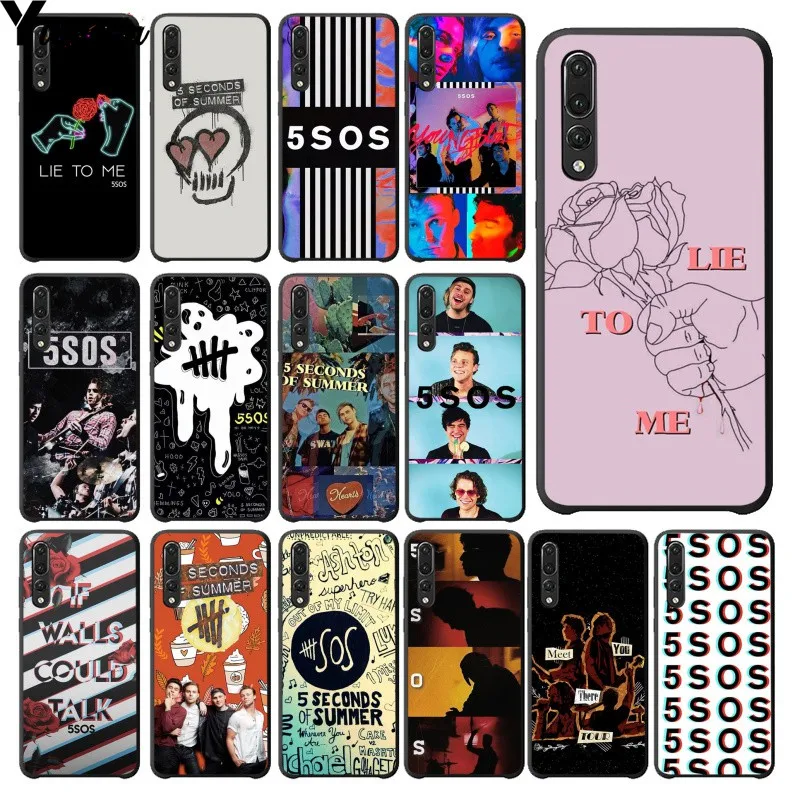 Yinuoda 5Sos band Young кровь 5 секунд лета чехол для телефона Huawei P20Lite P10 Plus Mate10Lite Mate20 P20 Pro