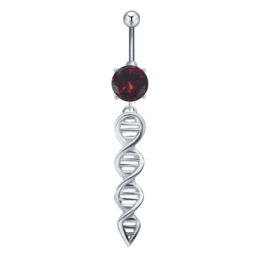 QIAMNI-10pcs-Gene-DNA-Red-Zircon-Barbell-Ring-Dangle-Pendant-Button-Navel-Belly-Girl-Women-Body (1)