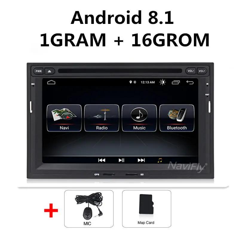 2din Android 9,1 автомобильный dvd мультимедийный плеер радио аудио для peugeot 3005 3008 5008 партнер Berlingo gps навигация FM RDS SD USB - Цвет: Car dvd