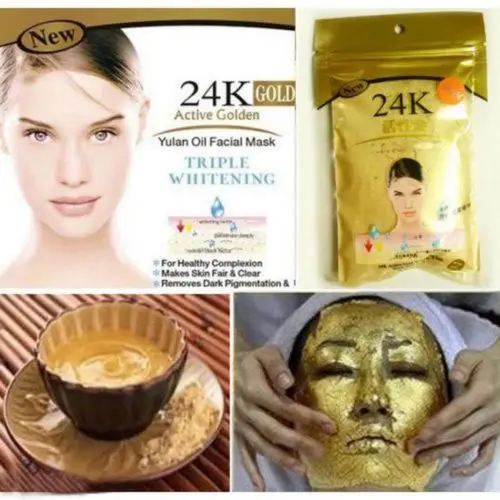

24K GOLD Active Face Mask Powder 50g Anti-Aging Luxury Spa Treatment