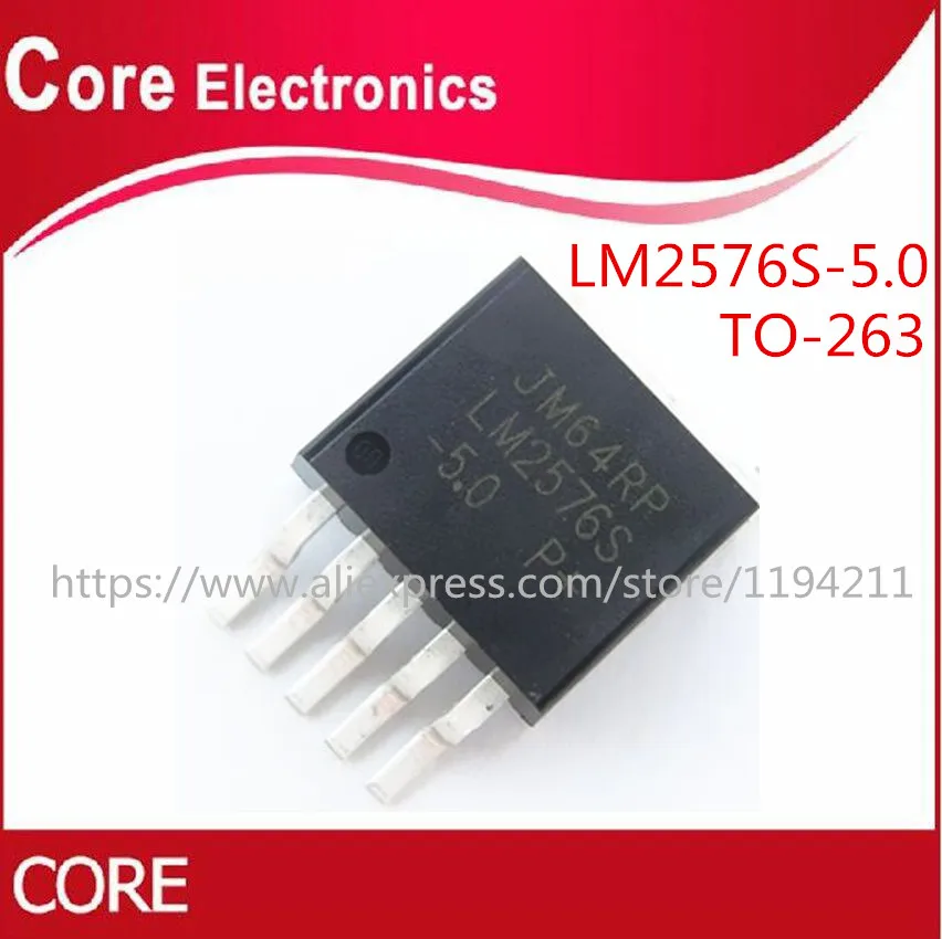 100 шт. LM2576S-5.0 TO263 LM2576SX-5.0-263 LM2576-5.0 5V Новый | Электронные компоненты и принадлежности