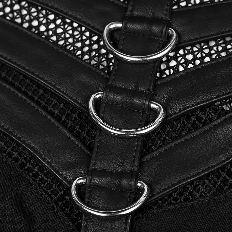 Punk Rave Hooded Long Sleeve T-shirt black sexy women casual rock personality women summer t shirt top WT495 Punk Rave Hooded Long Sleeve T-shirt black sexy women casual rock personality women summer t shirt top WT495