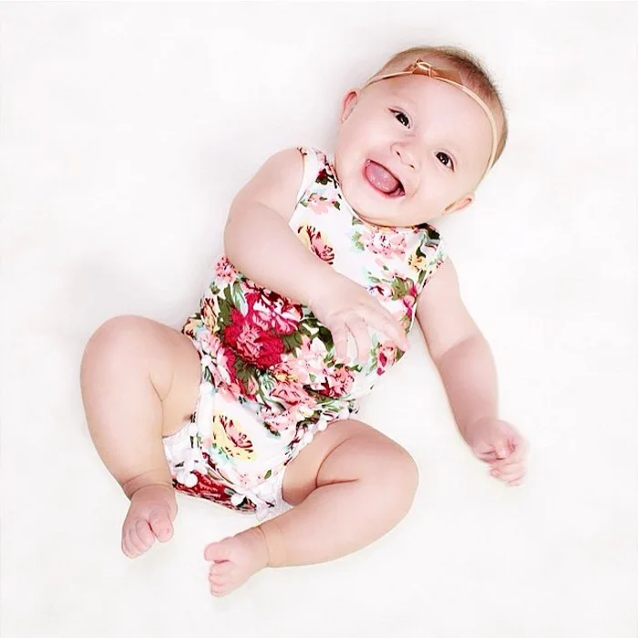 best baby bodysuits Citgeett Summer Baby Girl Pretty Flower Tassel Romper Child Rosy Baby Girl baby floral romper baby girl jumpsuit outfits carters baby bodysuits	
