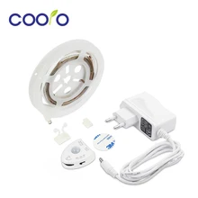 Under Bed Motion Sensor Dimmable Lighting, Cabinet Light, Warm White LED Strip With Automatic Shut Off Timer