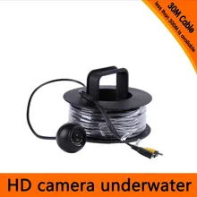 Free shipping For DHL 30Meters Depth Underwater Camera with 12PCS white LEDS & Leds Adjustable for Fish Finder & Diving Camera