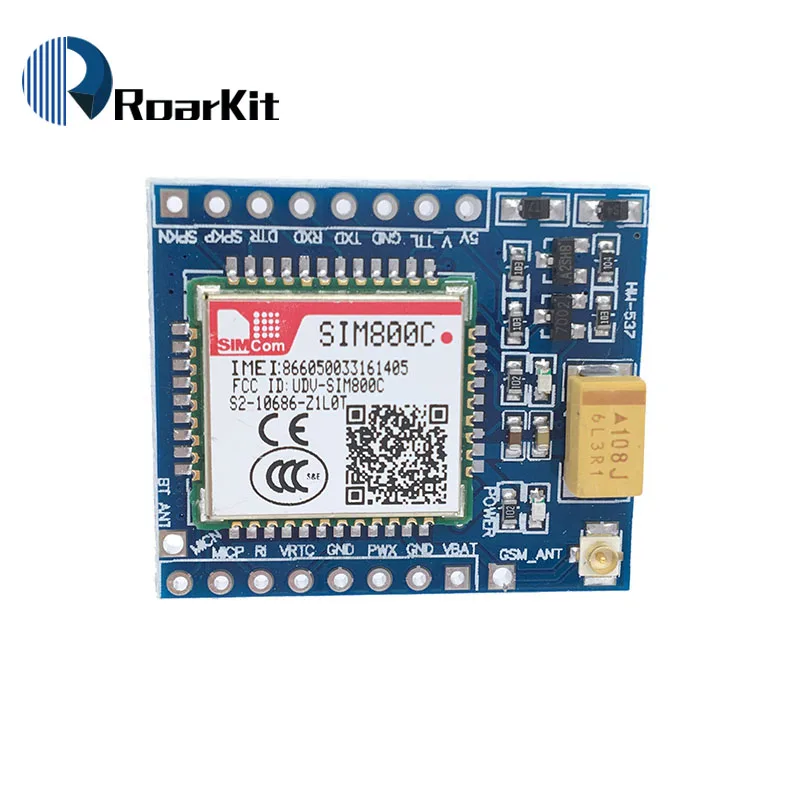 Модуль разработки SIM800C GSM GPRS 5 В/3 3 в TTL IPEX с Bluetooth и TTS для Arduino STM32 C51|gprs module|development boardgsm