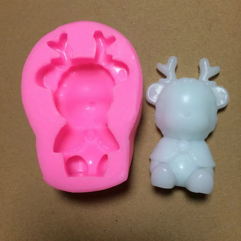 

Bear cake baking tray mold silicon gel DIY chocolate jelly mould Handmade Craft Bear Shape Soap Making Silicone Mould
