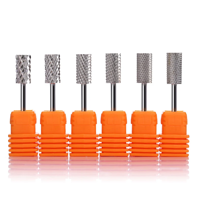 

1Pc Nail Drill Bit Multi-size Silver Dead Skin Cutter File Nail Art Electric Manicure Drill Machine Accessories
