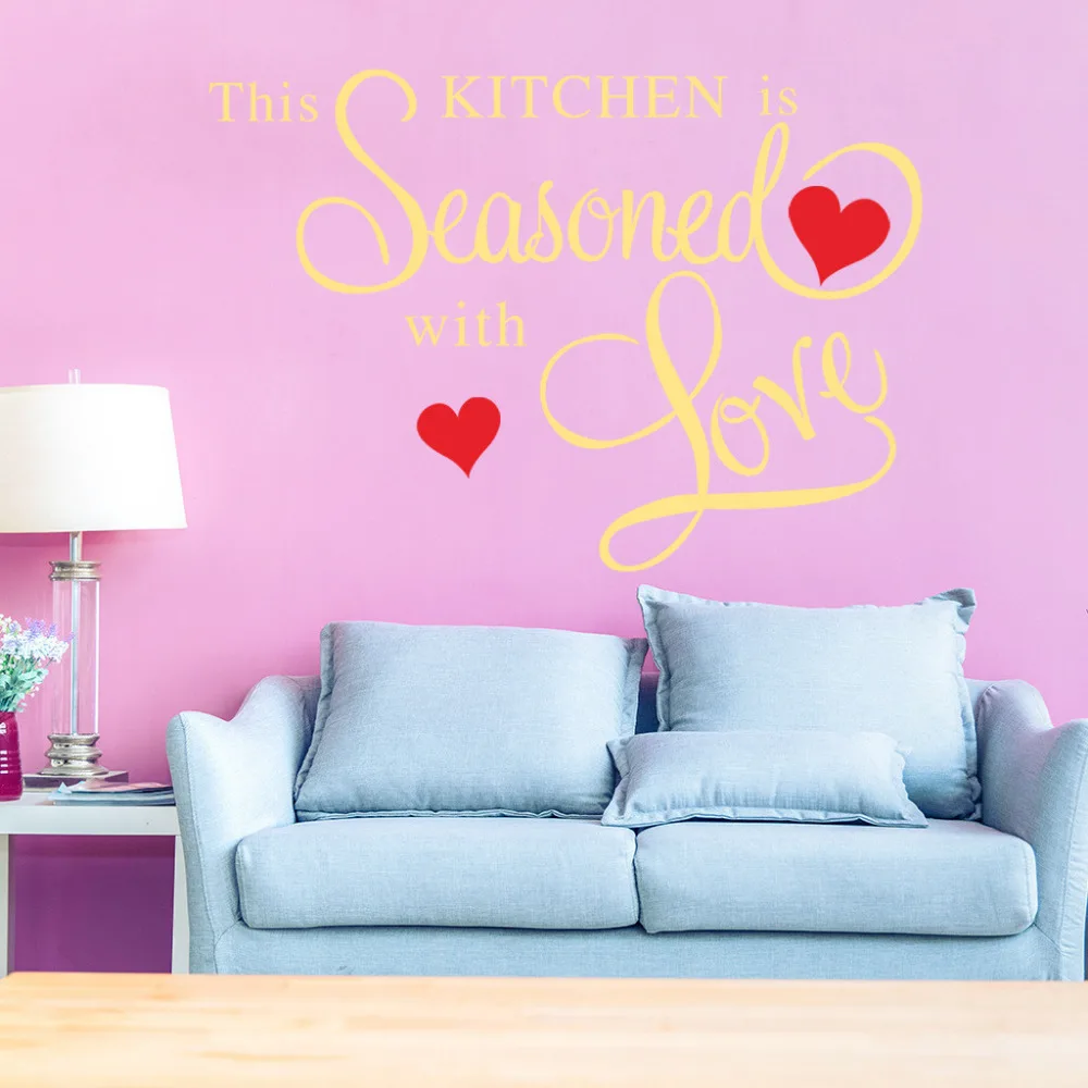 Настенная Наклейка s Decor эта кухонная настенная наклейка съемная художественная