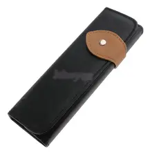 Профессиональные черные Парикмахерские ножницы из искусственной кожи, заколки для волос, чехол для хранения, кошелек