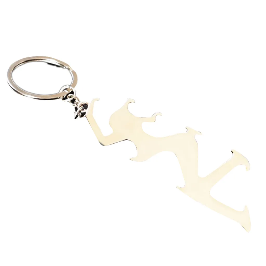 

Beautiful sexy Lady Creative Beer Bottle Human form Bottle Opener Easy Open Keychain Keyring Gift#40py
