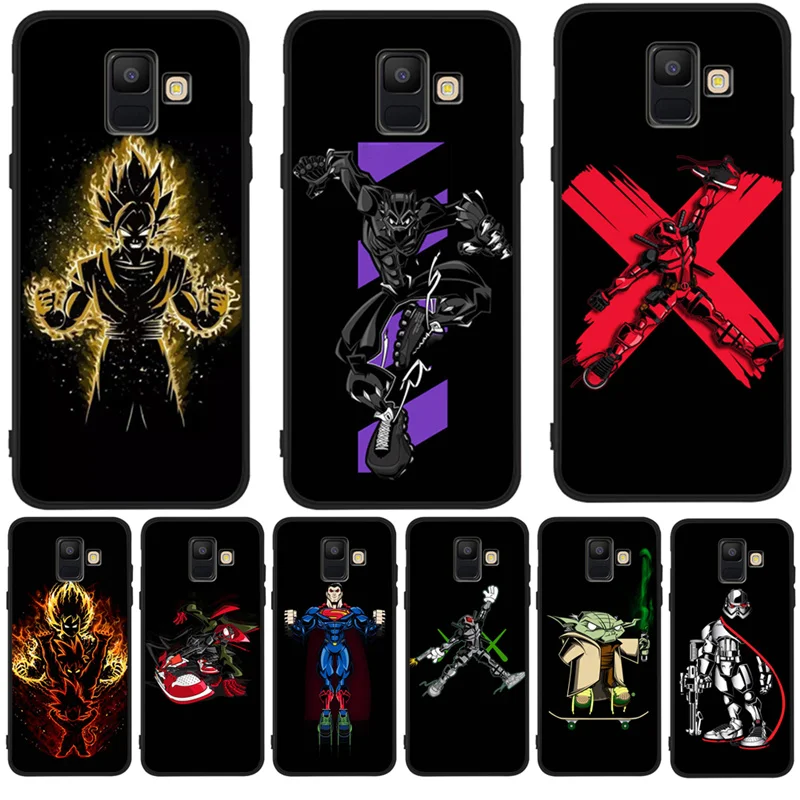 

Luxury Marvel Heroes Dragon Ball For Samsung Galaxy A9 A8 A7 A6 A5 A3 J3 J4 J5 J6 J8 Plus 2017 2018 phone Case Cover Coque Etui