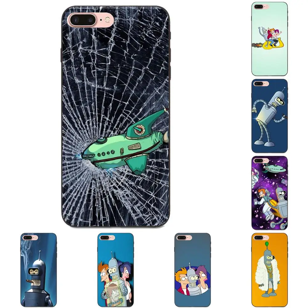 

For Xiaomi Redmi Note 2 3 4 4A 4X 5 5A 6 6A Plus Pro S2 Y2 TPU Cell Case Hot Futurama Bender Lovely